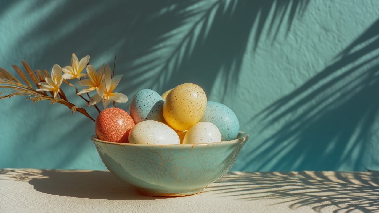 easter sunday wallpaper, outdoor fun, scavenger hunt, background for desktop wallpaper (horizontal)