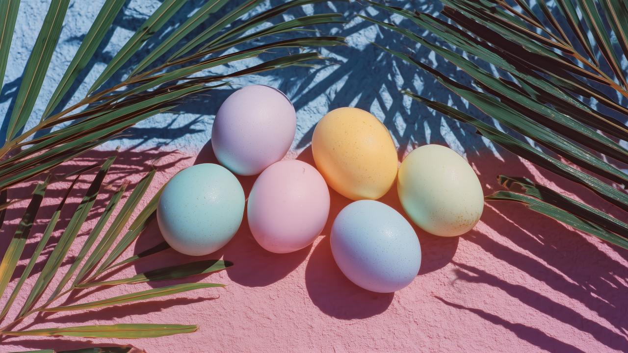 springtime fun wallpaper, seasonal crafts, joyful moments, background for desktop wallpaper (horizontal)