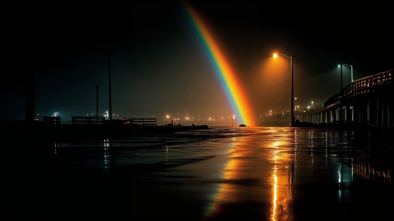 boardwalk wallpaper, artistic photography, nature reflections, background for desktop wallpaper (horizontal)