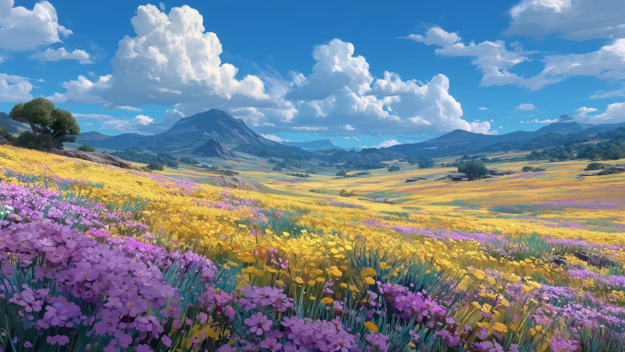 spring beauty wallpaper, flower petals, springtime vibes, background for desktop wallpaper (horizontal)