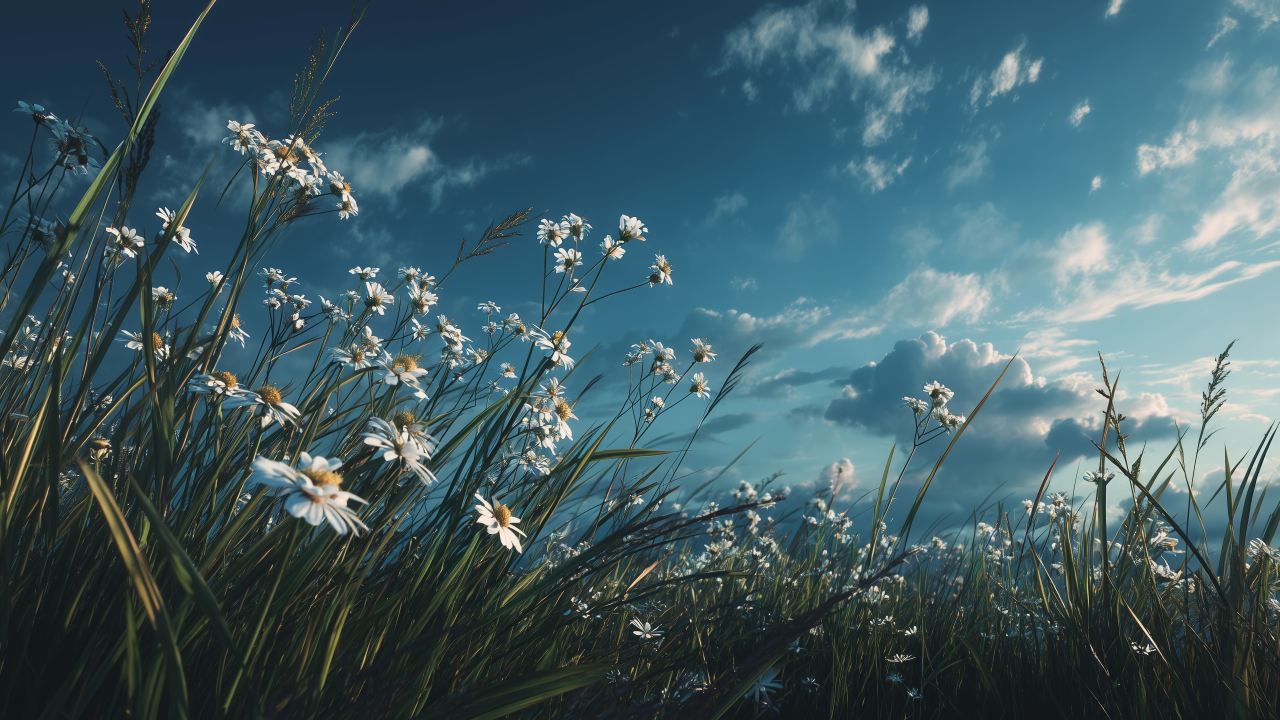 warm weather wallpaper, spring vibes, natural light, background for desktop wallpaper (horizontal)