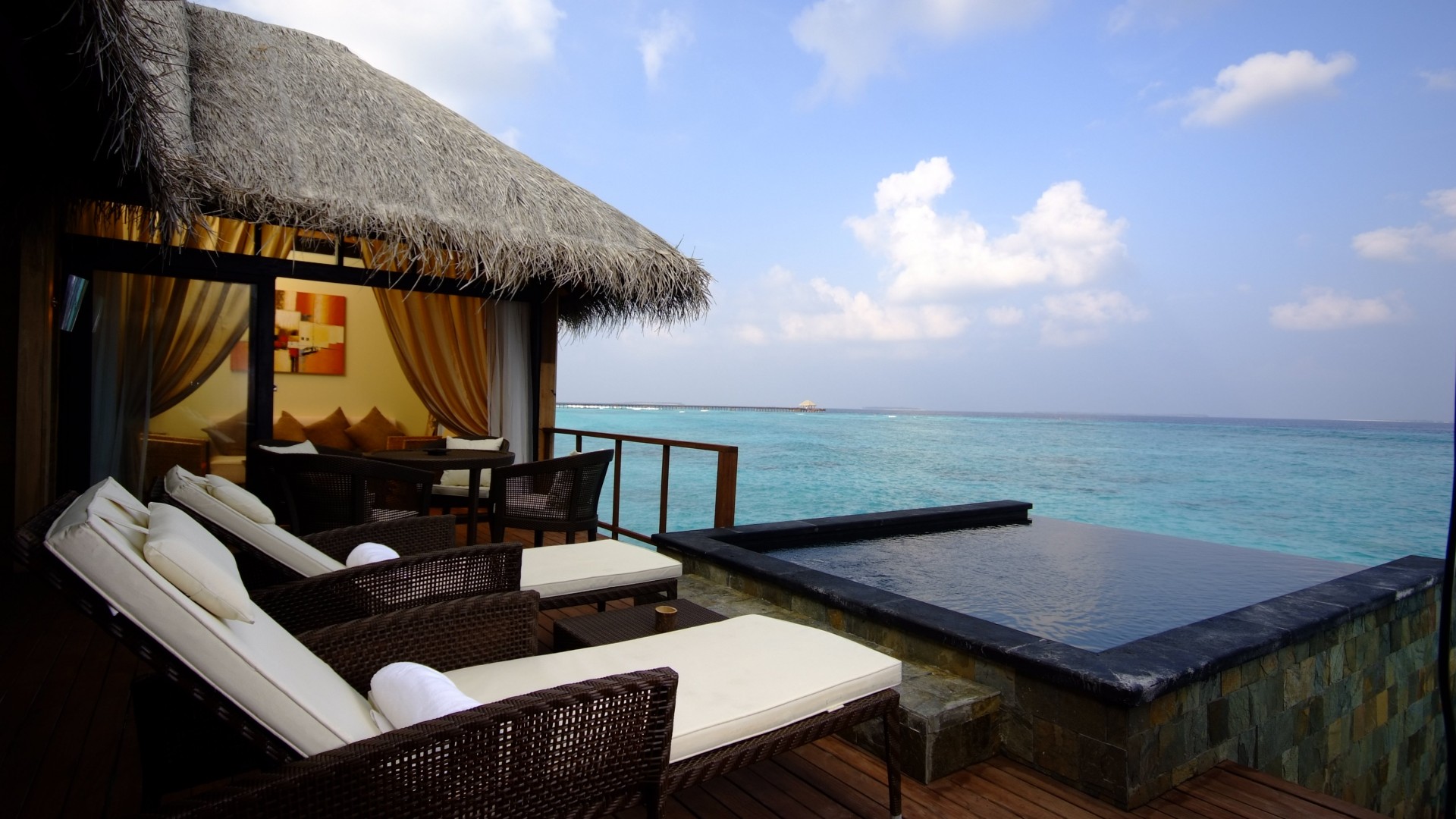 Beach House Iruveli, Best Hotels of 2017, tourism, travel, resort, vacation, pool, sea, ocean, sunbed (horizontal)