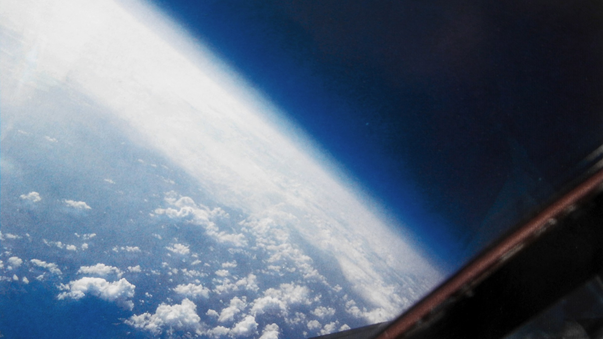 earth, space, clouds (horizontal)