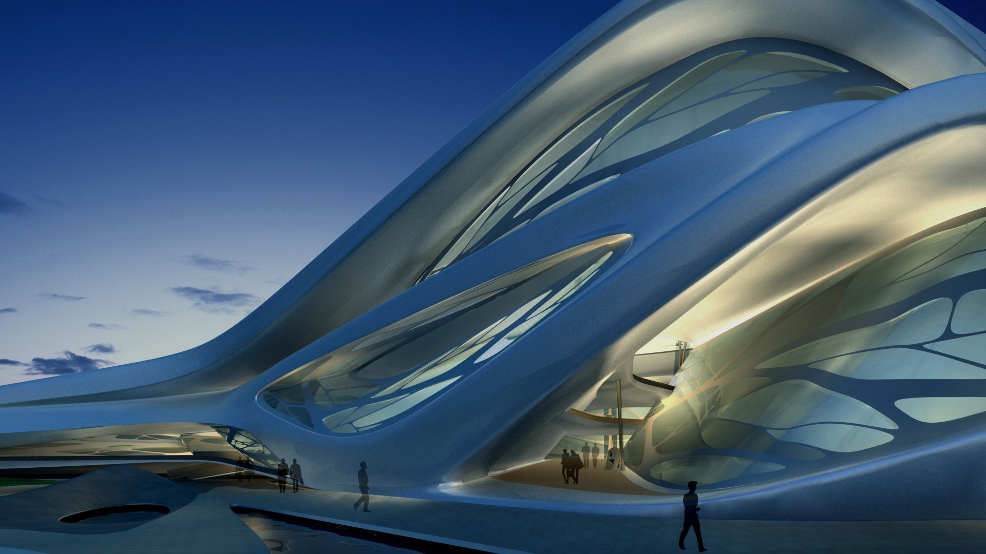 Abu Dhabi Performing Arts Center, UAE, tourism, travel, steel, glass (horizontal)