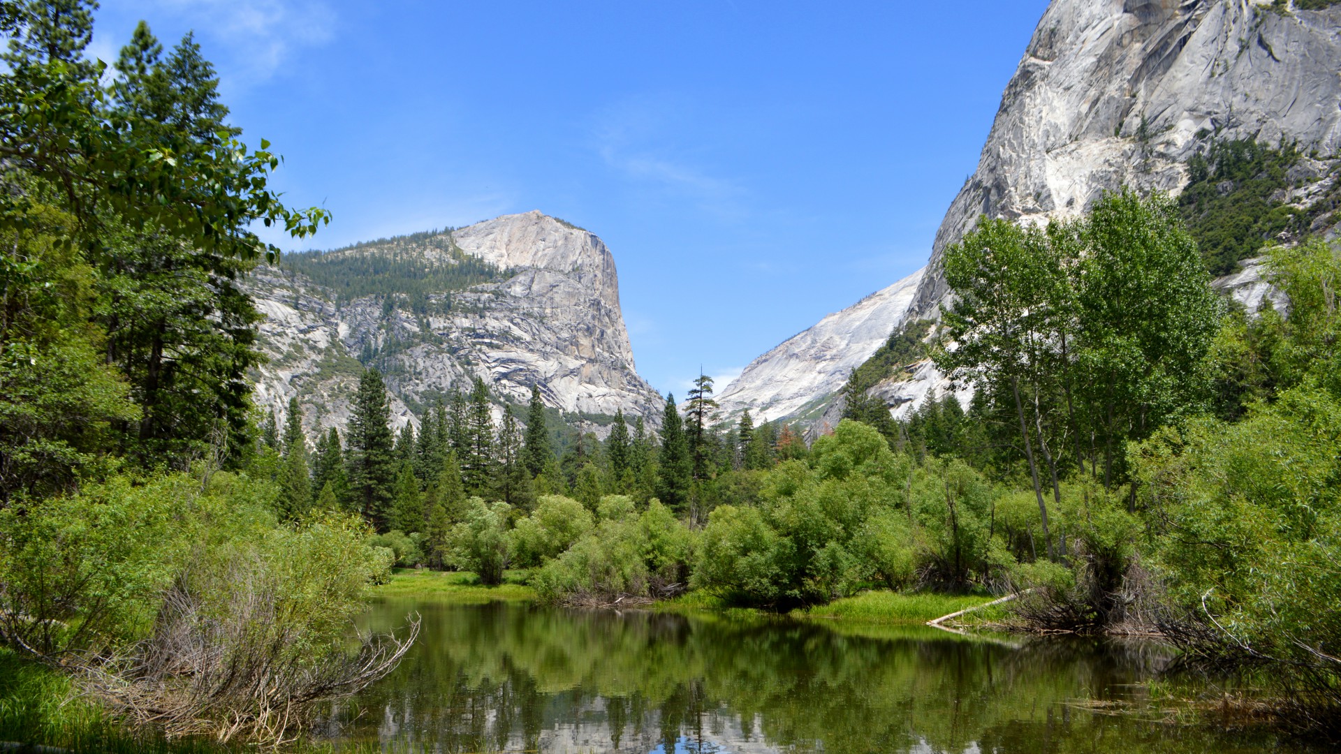 Yosemite, 5k, 4k wallpaper, 8k, forest, OSX, apple, mountains, lake (horizontal)