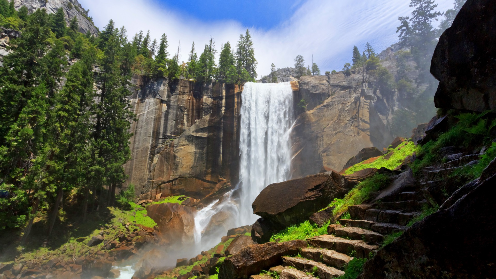 Yosemite, 5k, 4k wallpaper, forest, OSX, apple, mountains (horizontal)
