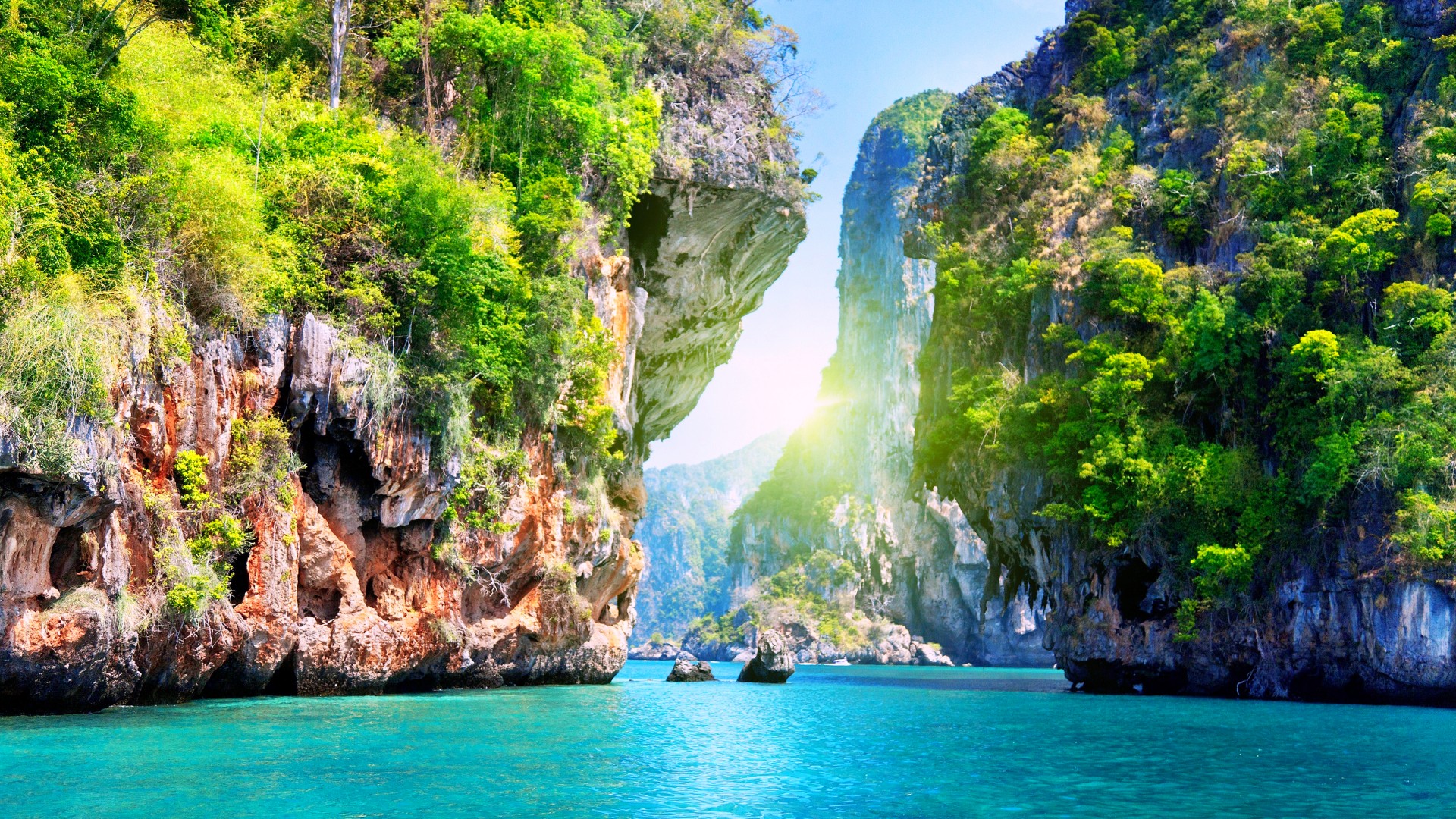 Thailand, 5k, 4k wallpaper, 8k, Pattaya, beach, ocean, mountains, World's best diving sites (horizontal)