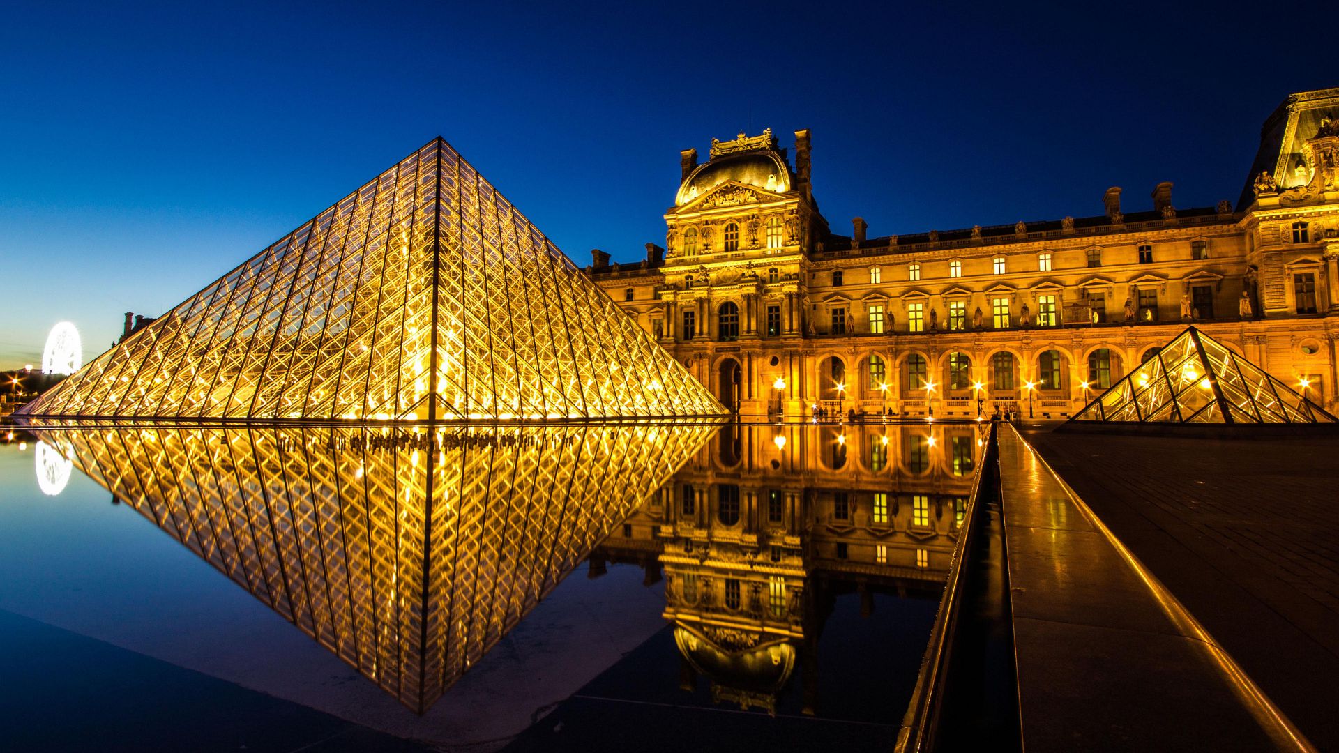 Louvre museum, France, Paris, Tourism, Travel (horizontal)