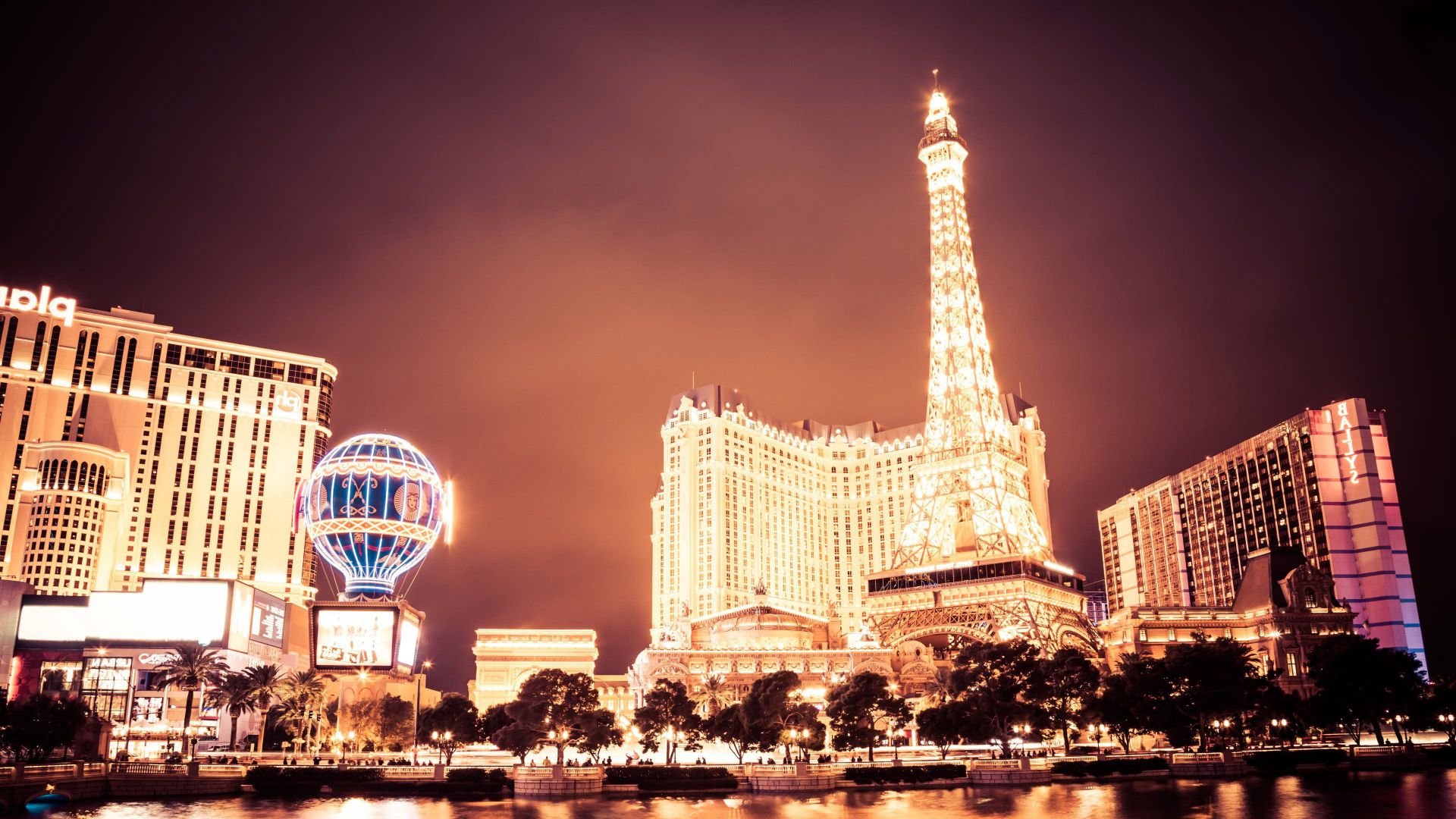 Las Vegas, USA, night, travel, tourism (horizontal)