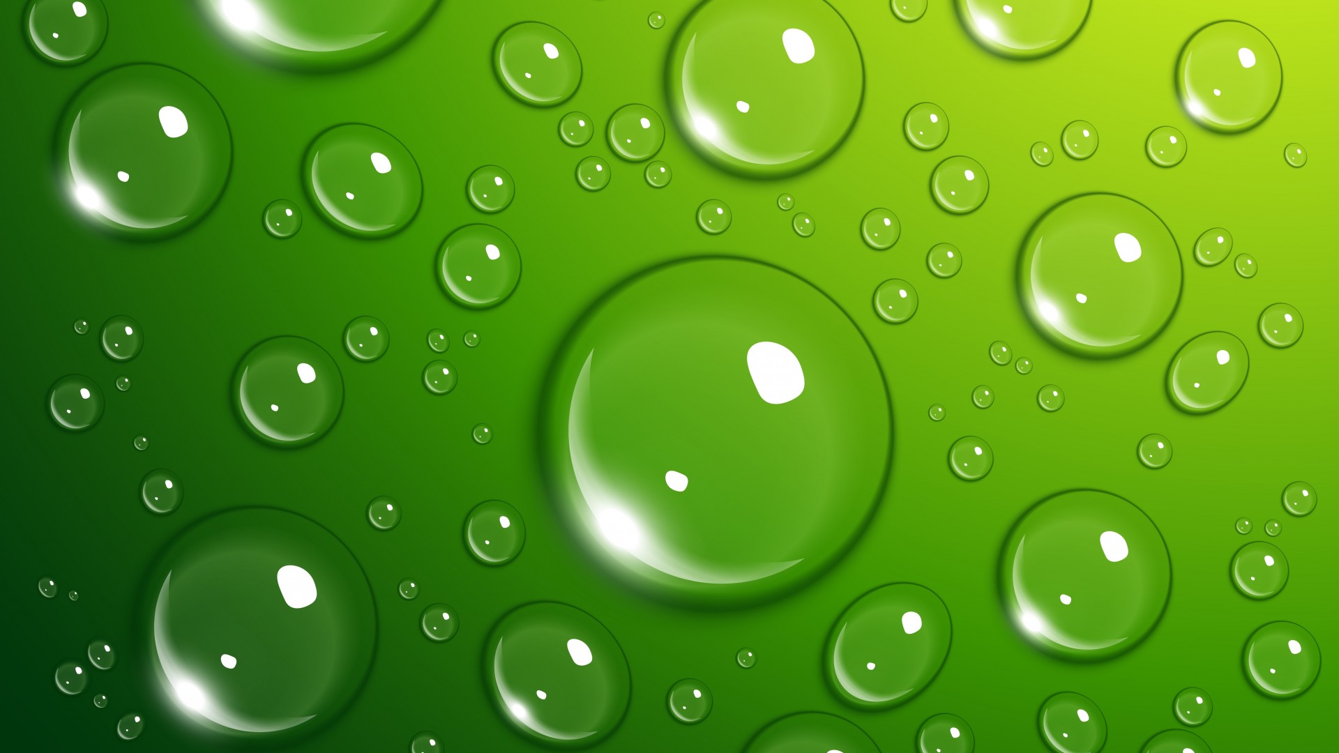 drops, 4k, 5k wallpaper, 8k, green, water (horizontal)