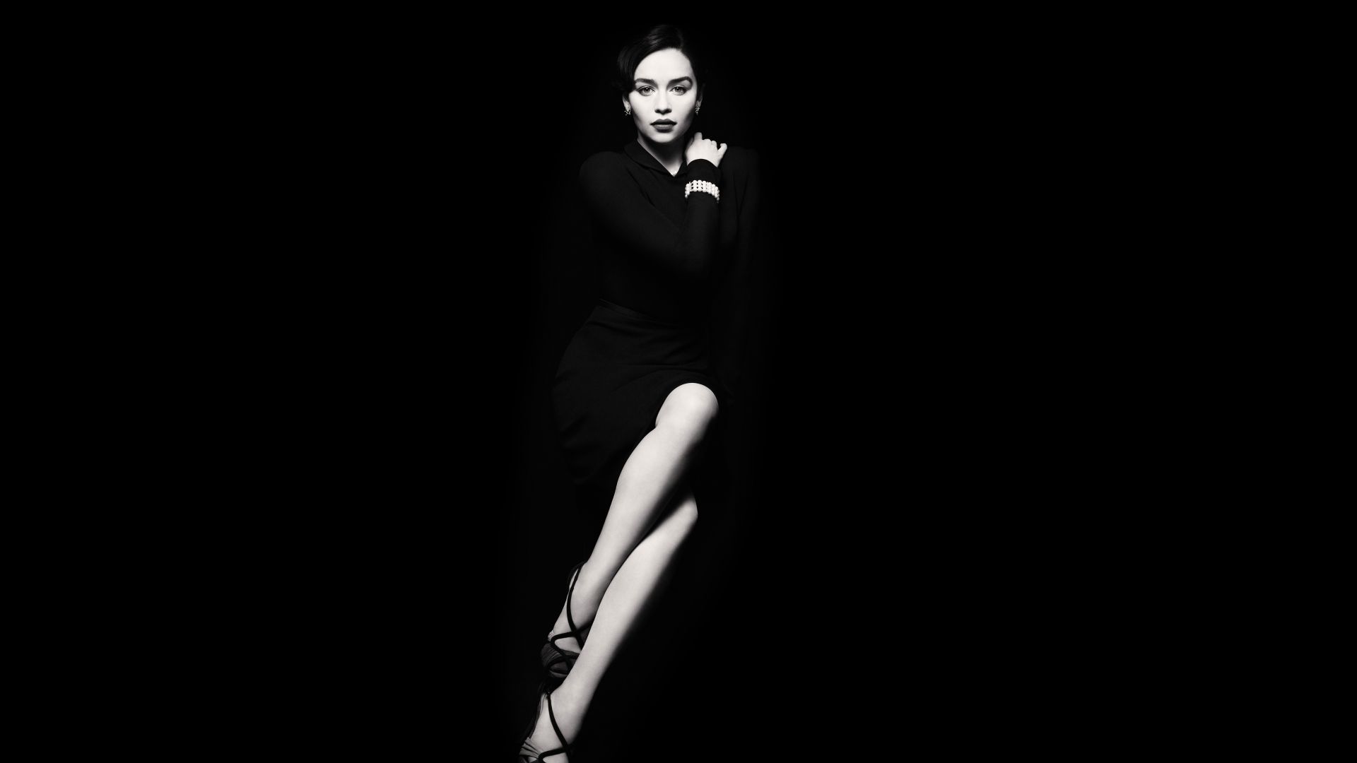 Emilia Clarke, Most Popular Celebs, actress, little black dress (horizontal)