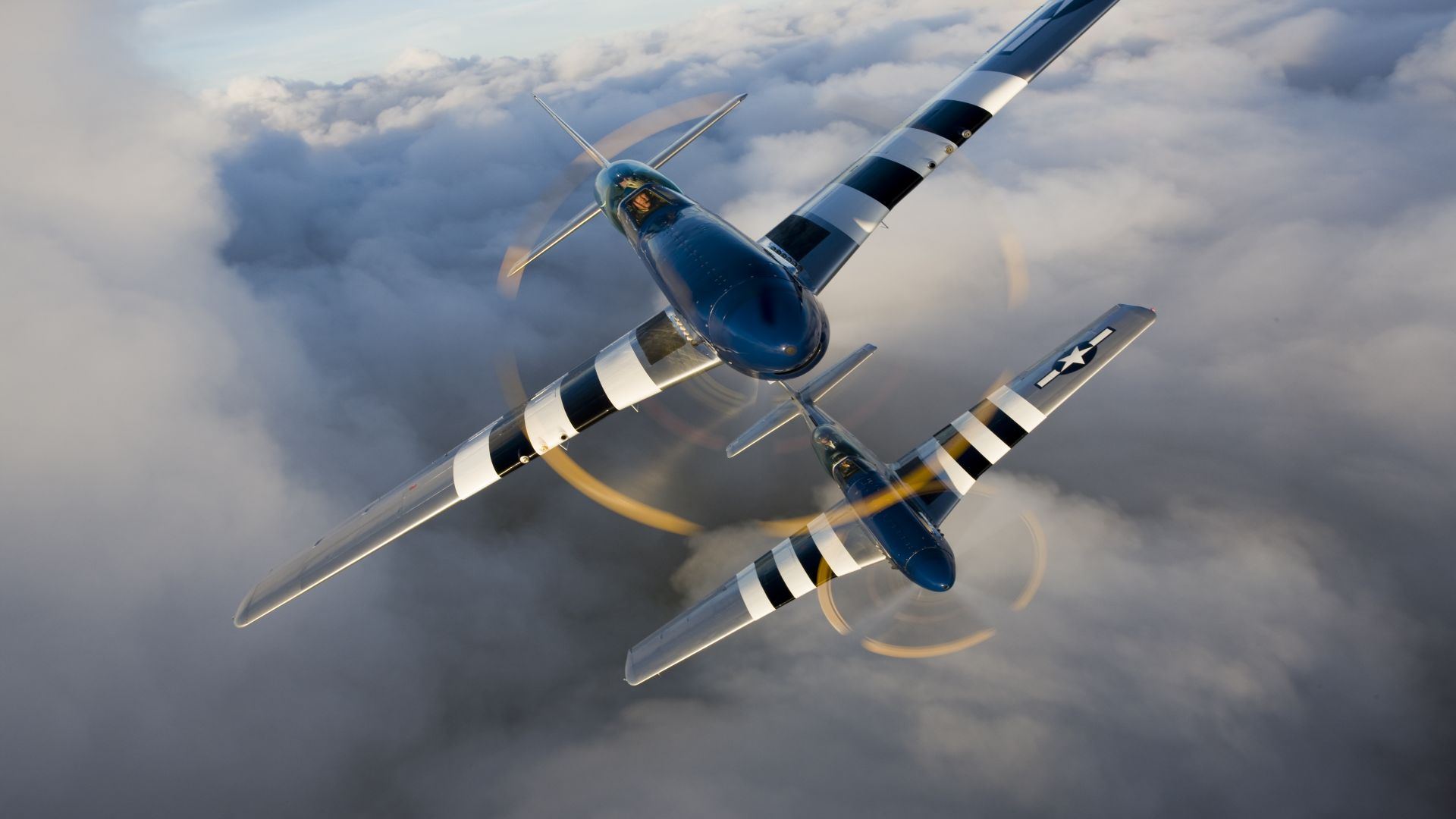 North American P-51 Mustang, fighter, US Army (horizontal)