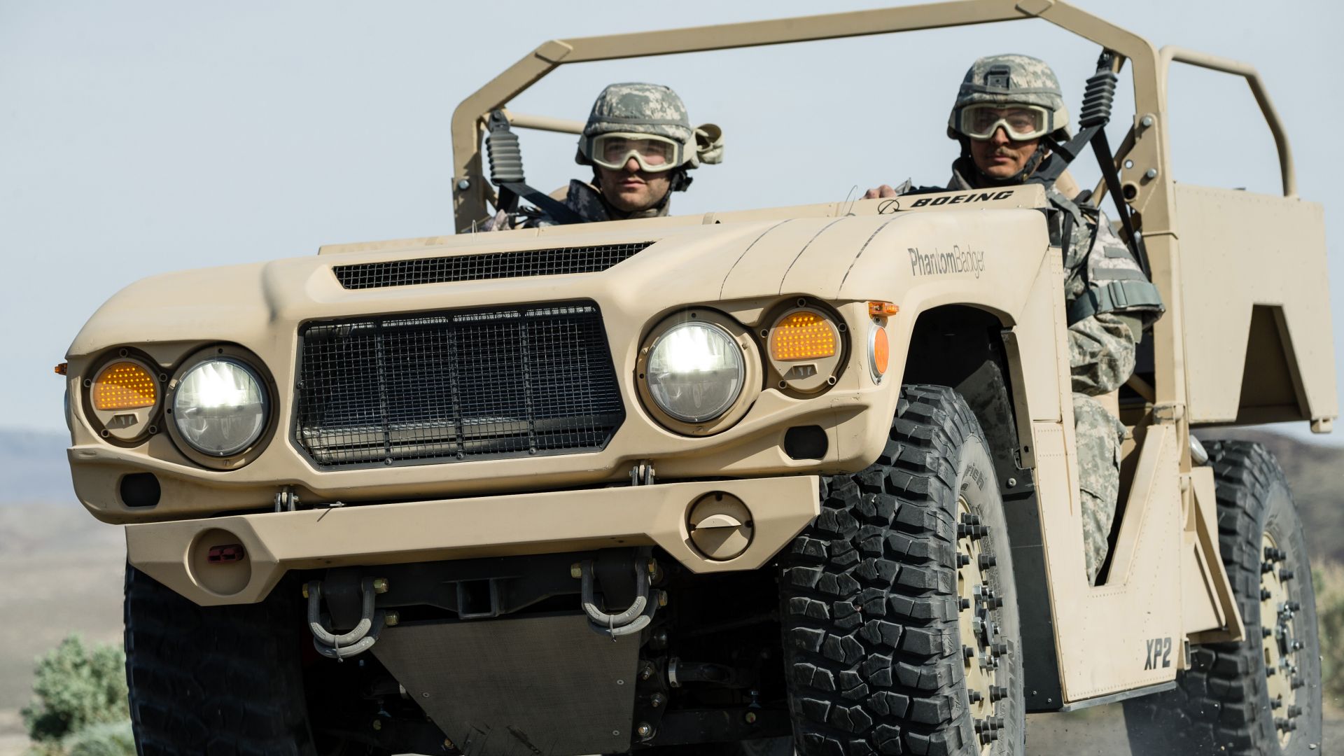 Phantom Badger, combat support vehicle, U.S. Army (horizontal)