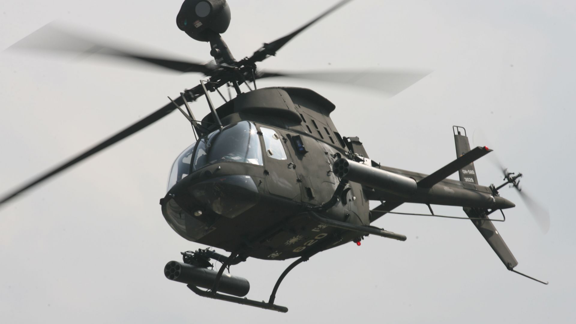 OH-58 Kiowa, helicopter, US Army, U.S. Air Force (horizontal)