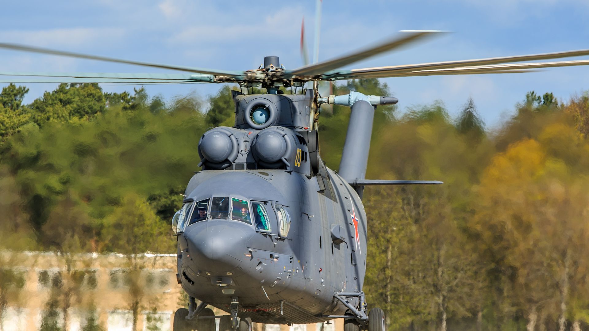 Mi-26, military transport helicopter, Russian Army (horizontal)