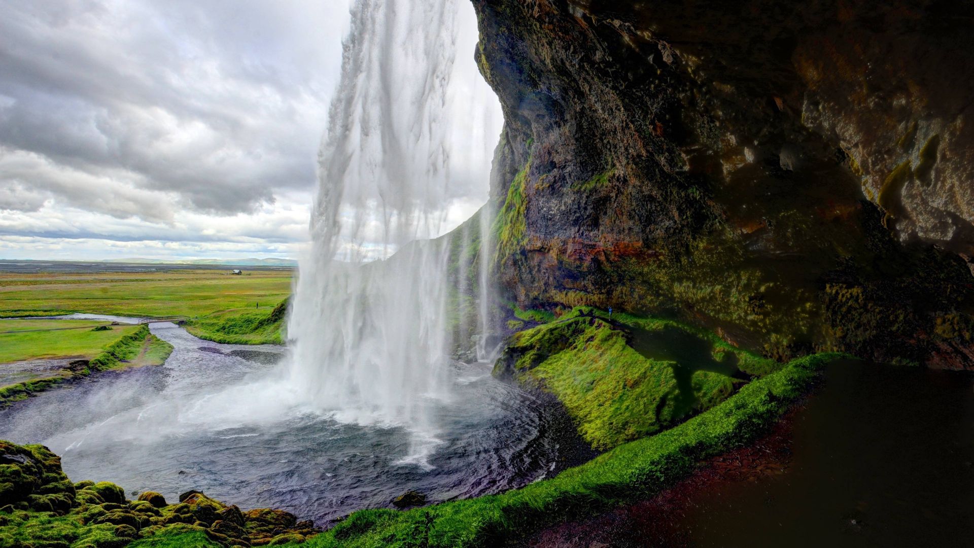 Seljalandsfoss, 5k, 4k wallpaper, Iceland, waterfall, travel, tourism (horizontal)