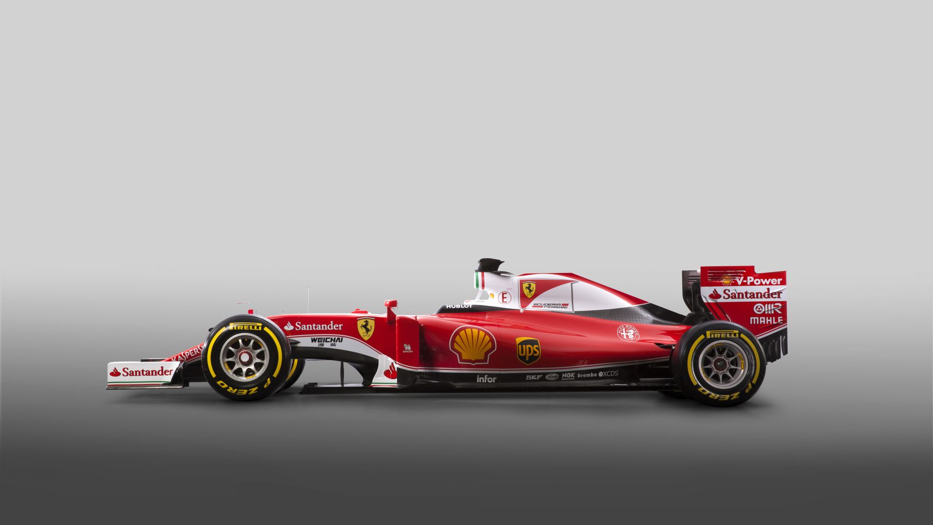 Ferrari SF16-H, Formula 1, F1, red (horizontal)