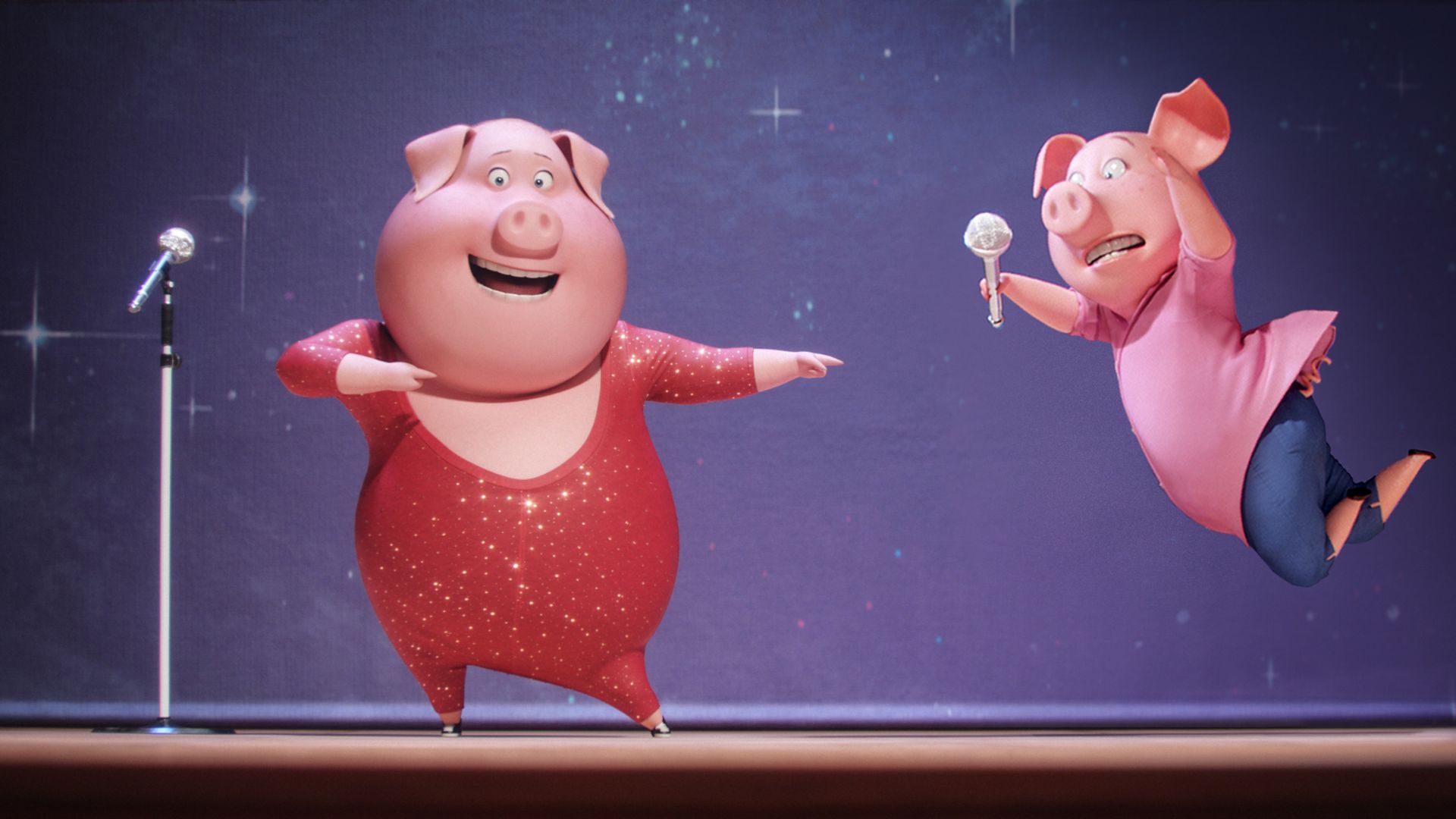Sing, pig, gaga, best animation movies of 2016 (horizontal)