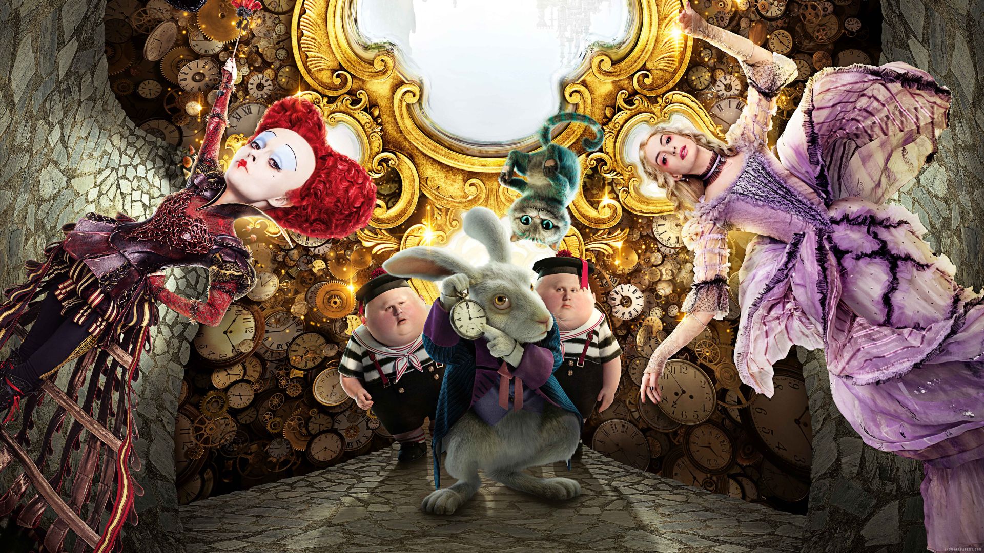 Alice Through the Looking Glass, rabbit, red queen, best movies of 2016 (horizontal)