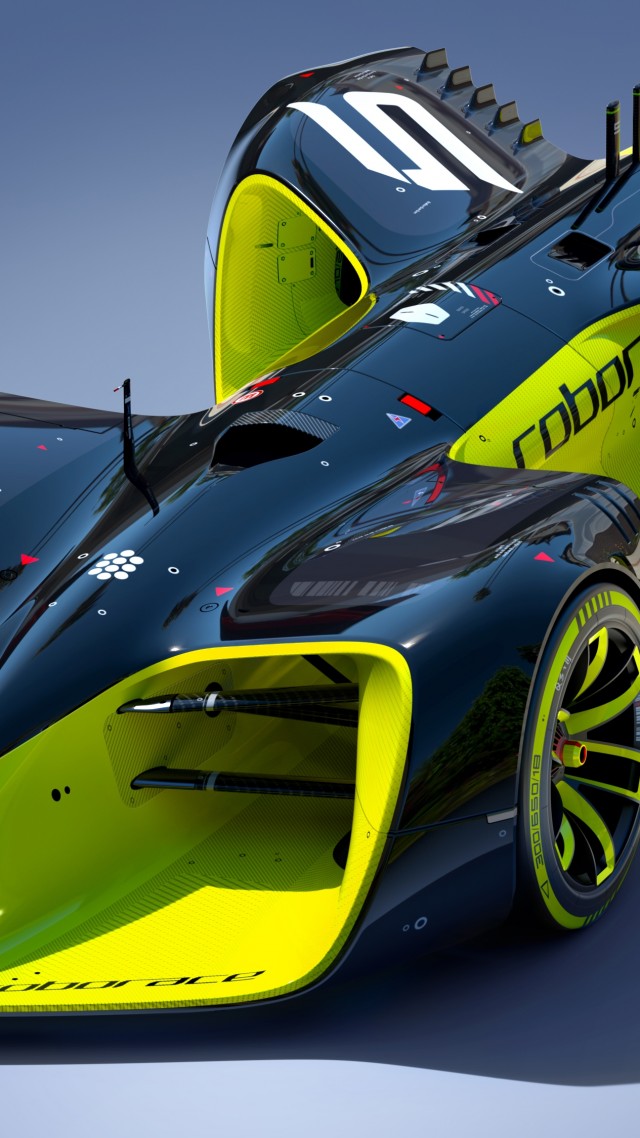 Roborace, future cars, Hybrid, Formula E season, electric cars, Daniel Simon (vertical)