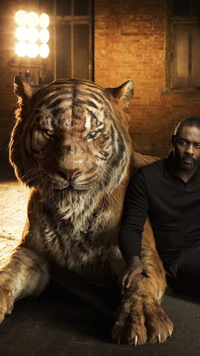 The Jungle Book, Idris Elba, Shere Khan, adventure, fantasy, Best movies of 2016 (vertical)