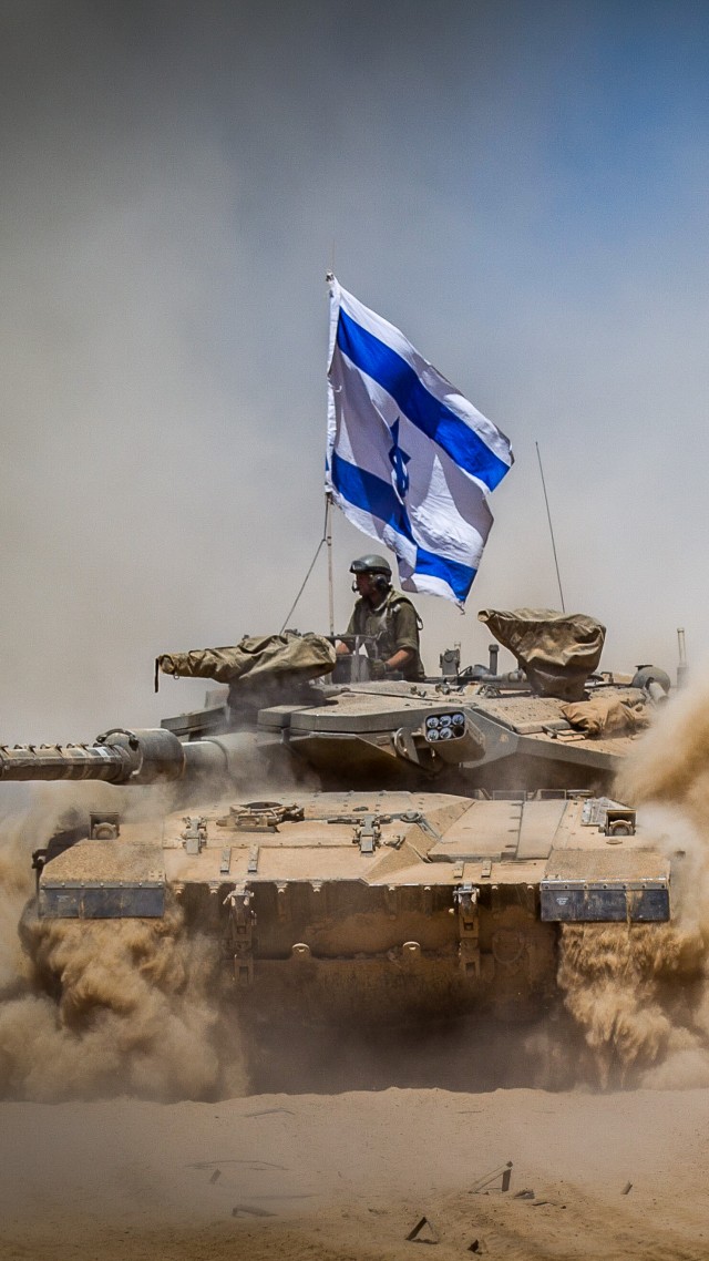 Wallpaper Merkava Mark IV, tank, flag, Israel Army, Israel Defense Forces,  desert, Military #10111 - Page 6