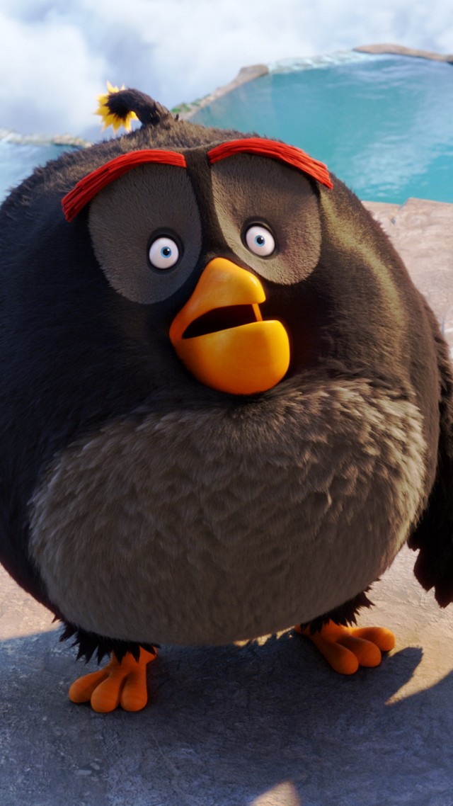 Wallpaper Angry Birds Movie Chuck Red Bomb Best Animation Movies