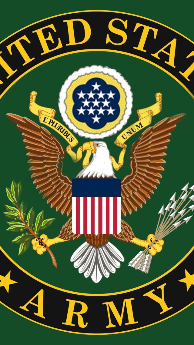 U.S. Army, logo, eagle (vertical)