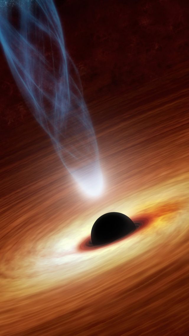 Black Hole, space, universe (vertical)