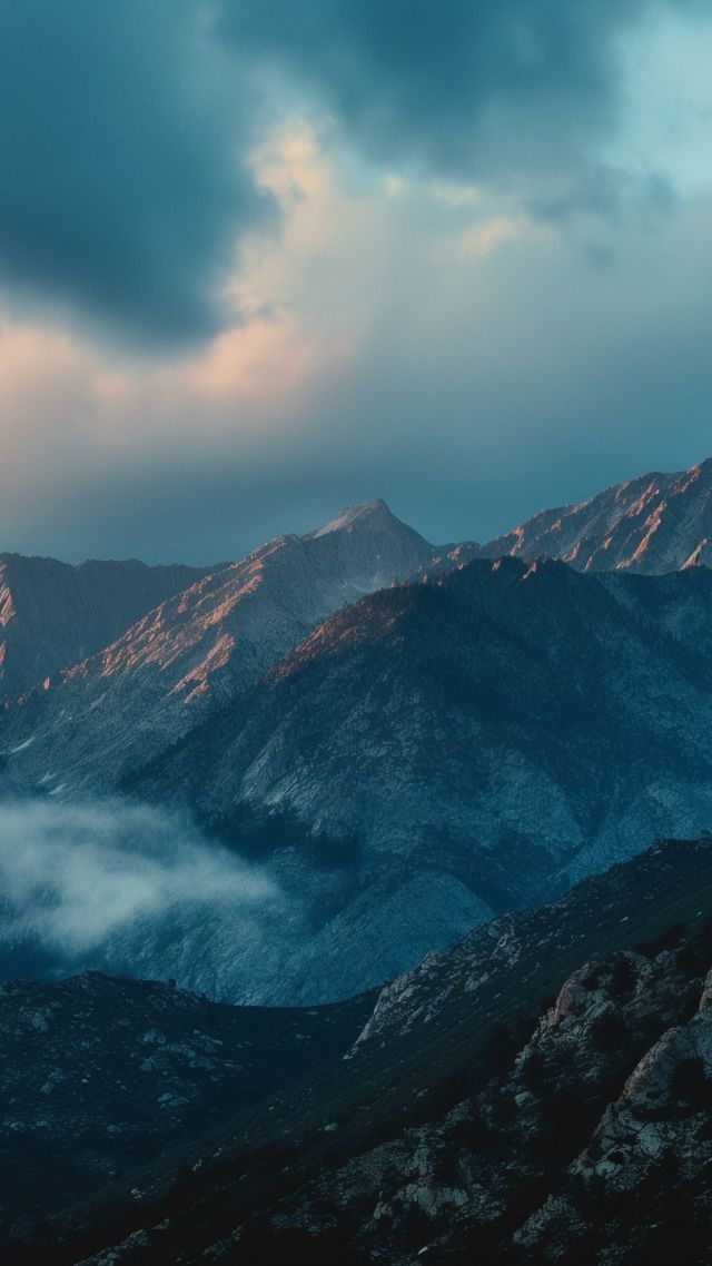 mountains, macos, 4k, 5k, sierra, sky, iphone wallpaper, android wallpaper (vertical)