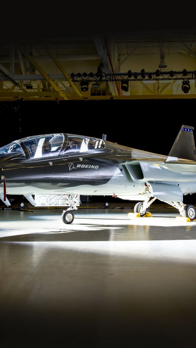 Boeing T-X, fighter aircraft, U.S. Air Force (vertical)