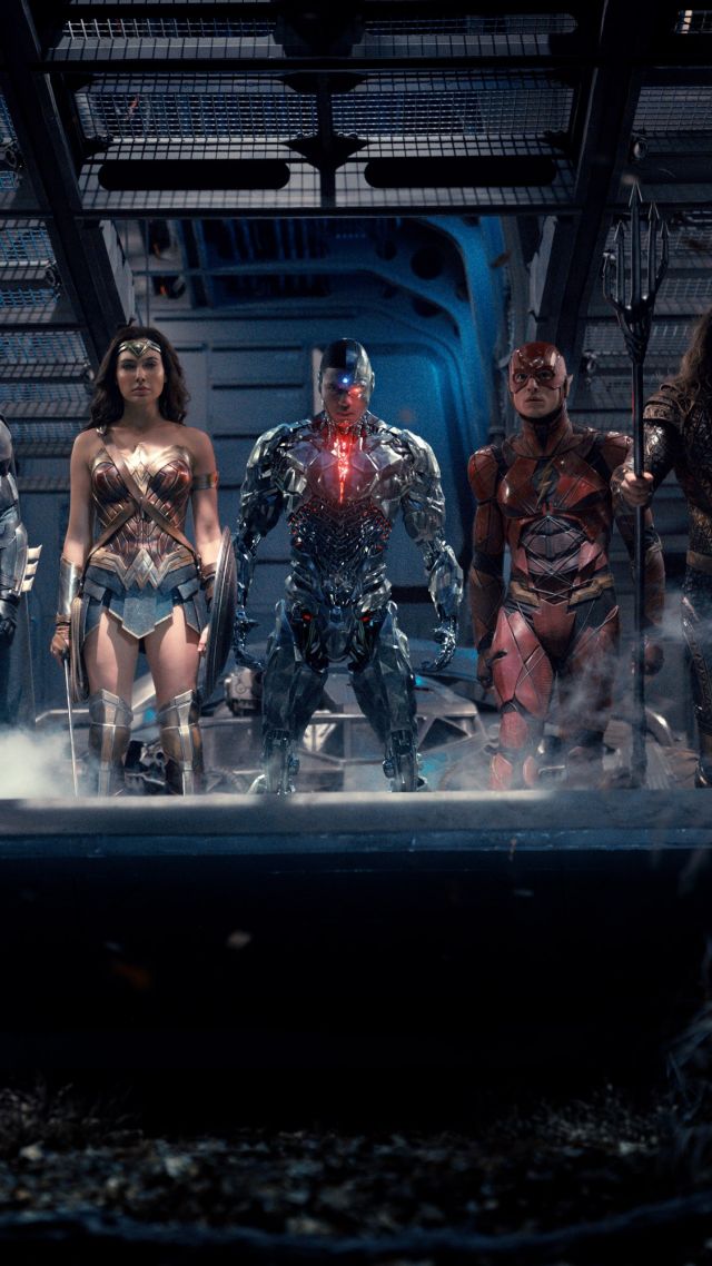 Justice League, Batman, Wonder Woman, Aquaman, Flash, Cyborg, DC Comics, best movies (vertical)