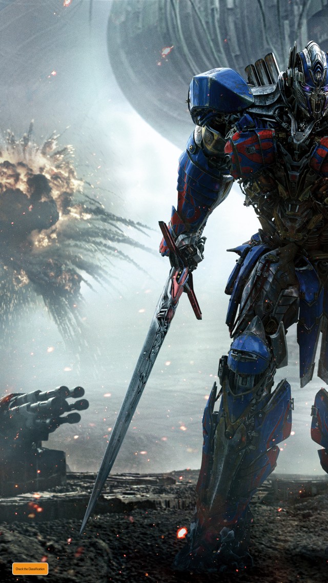 Transformers: The Last Knight, Transformers 5, 4k (vertical)