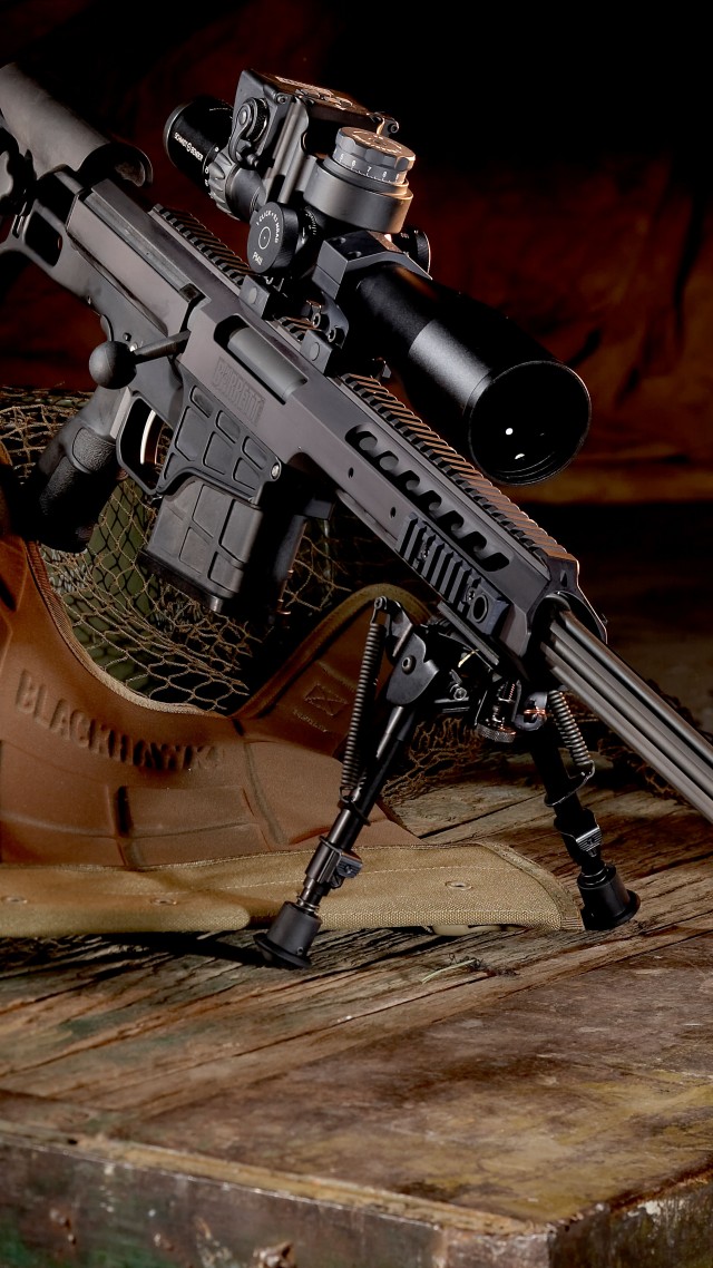Barrett, M98B, Model, 98B, Bravo, sniper rifle, weapon, scope (vertical)