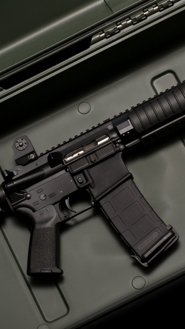 M6, LWRC, carbine, weapon, assault rifle, case (vertical)