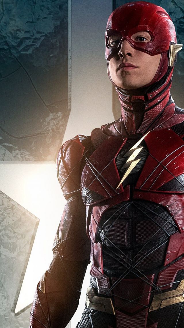 Justice League, The Flash, 4k (vertical)