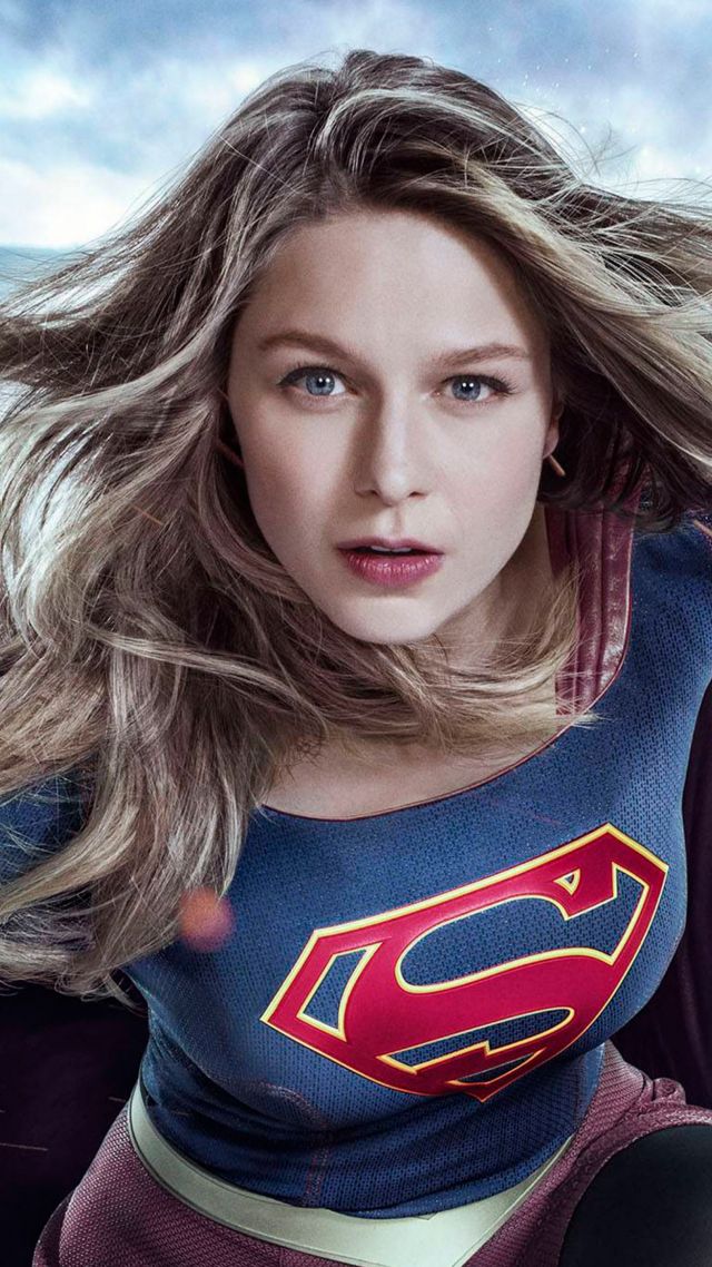 Supergirl Season 3, Melissa Benoist, TV Series, 5k (vertical)