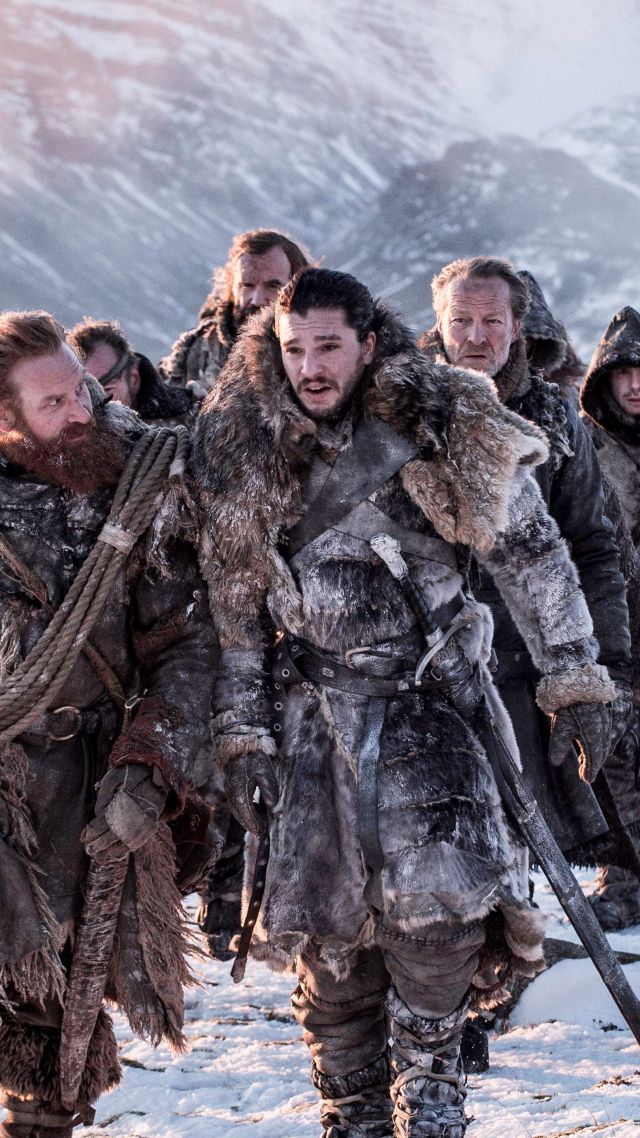 Game of Thrones Season 7, Jon Snow, Kit Harington, TV Series, 5k (vertical)