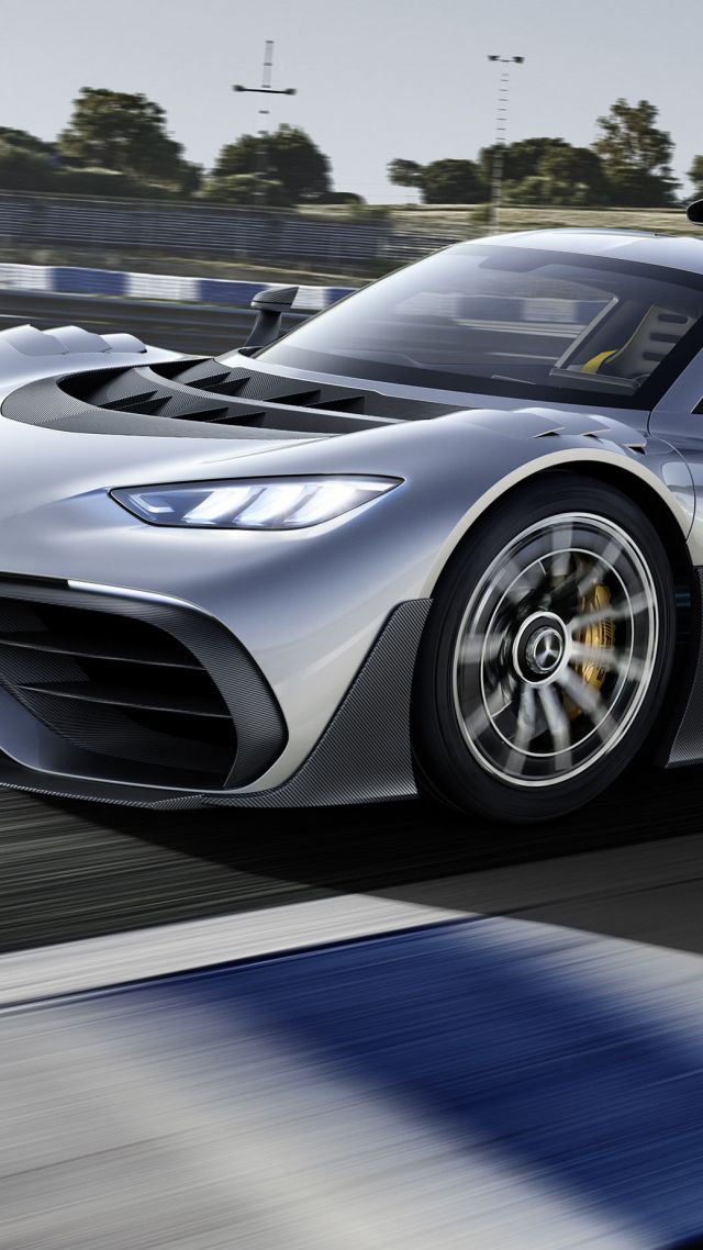 Mercedes-AMG Project One, hypercar, 4k (vertical)