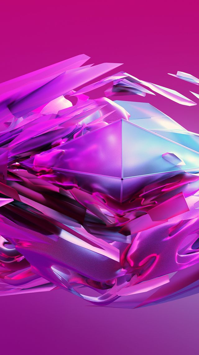 candy dreams, 3D, sphere, violet, HD (vertical)
