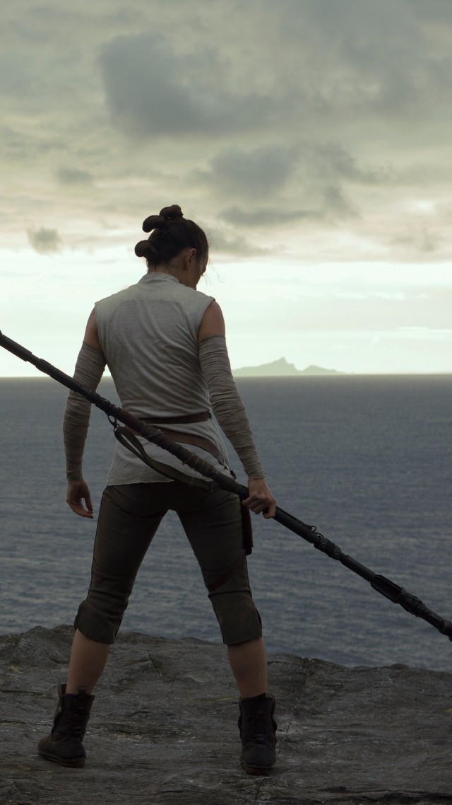 Star Wars: The Last Jedi, Daisy Ridley, 4k (vertical)