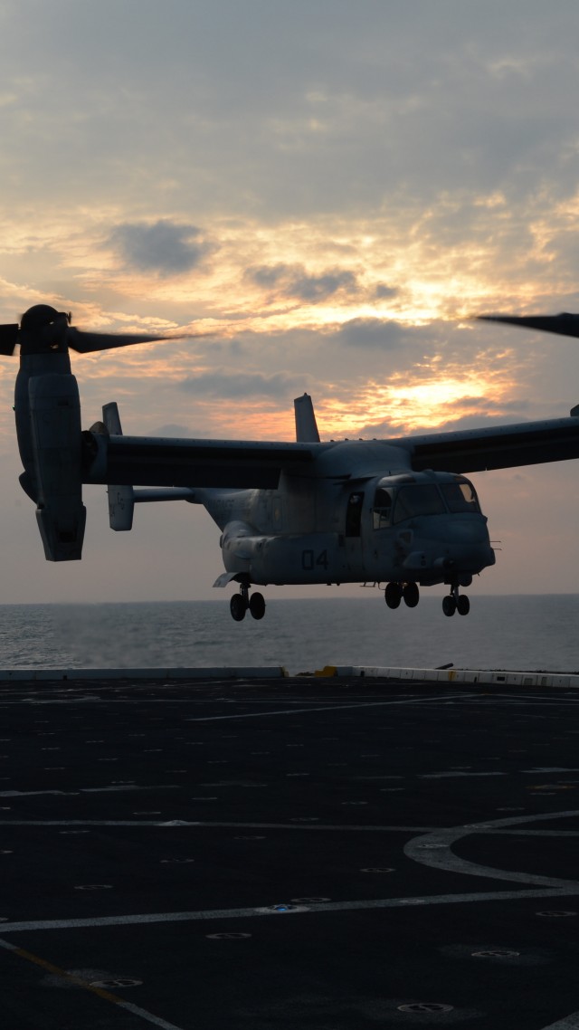 V-22 Osprey, tiltrotor, multi-mission aircraft, Bell, Boeing, U.S. Air Force, aircraft carrier, U.S. Air Force (vertical)