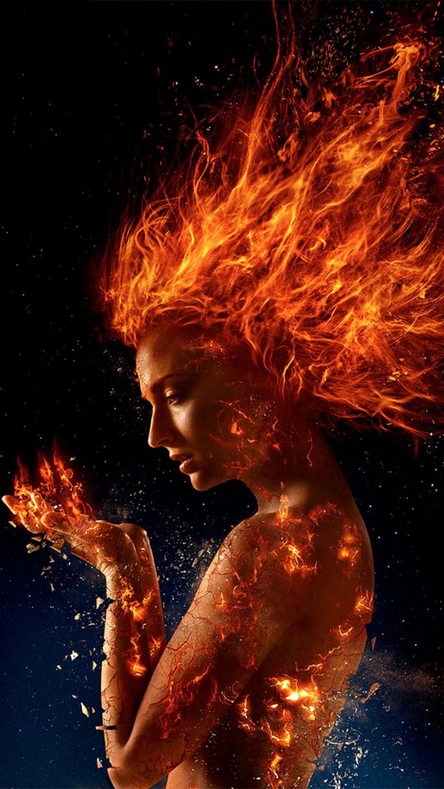 X-Men: Dark Phoenix, Sophie Turner, 4k (vertical)