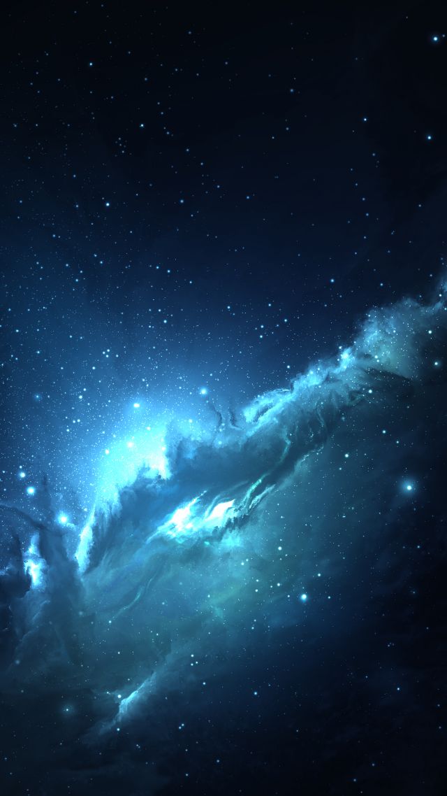 Nebula, space, stars, 5k (vertical)
