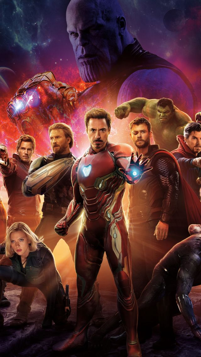 Avengers: Infinity War, poster, 8k (vertical)