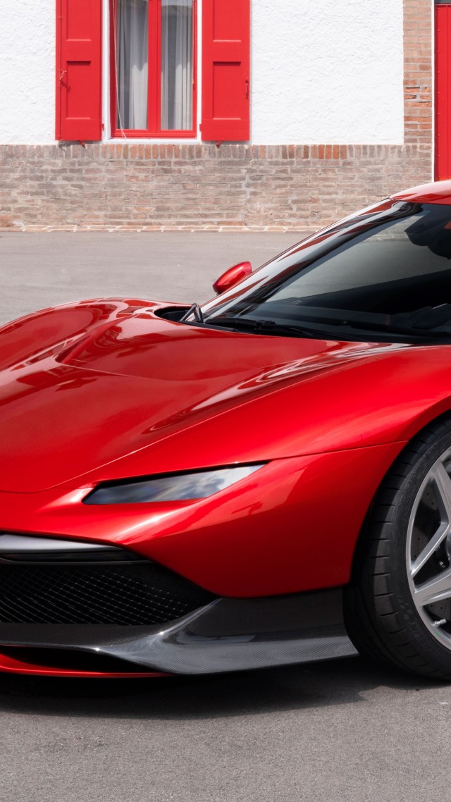 Ferrari SP38, 2018 Cars, Luxury cars, 4K, 8K (vertical)