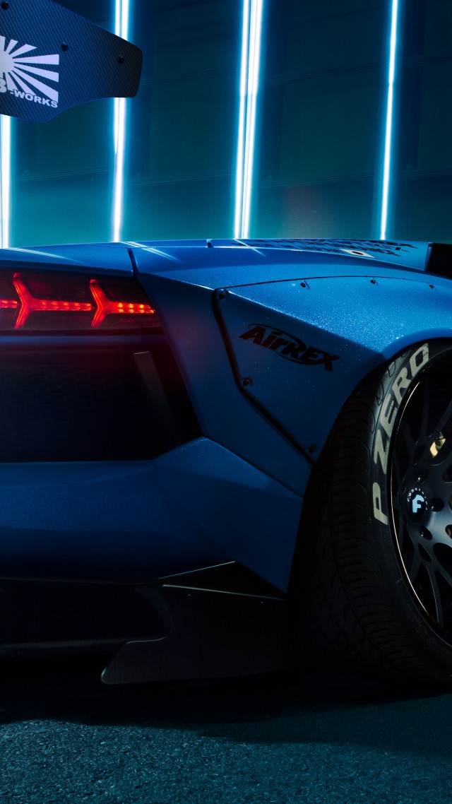 Lamborghini Aventador LB, 2018 Cars, 5K (vertical)