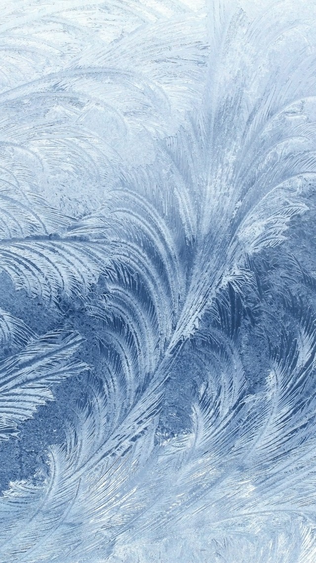frozen, 4k, 5k wallpaper, pattern, glass, snow, winter (vertical)