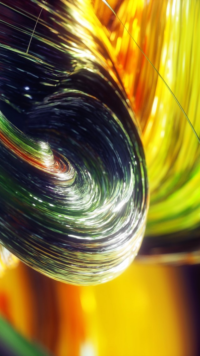 waves, lines, abstract, 3D, colorful (vertical)