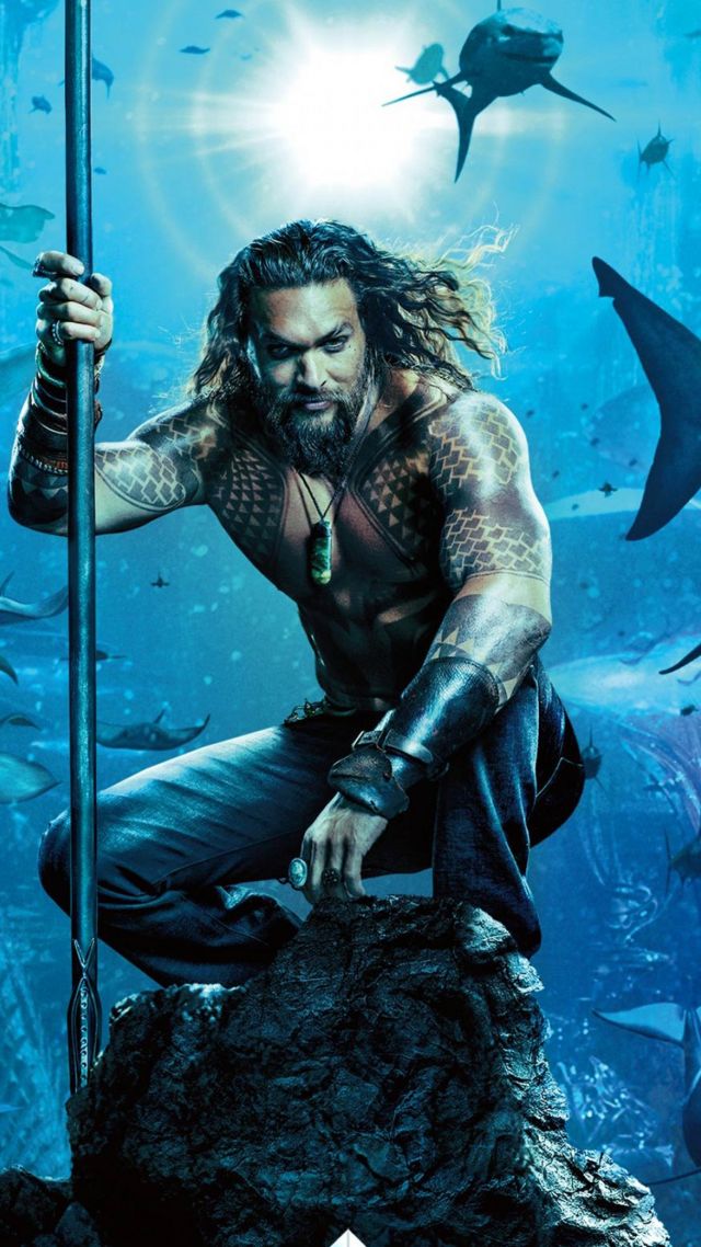 Aquaman 2, Jason Momoa, poster, 4K (vertical)